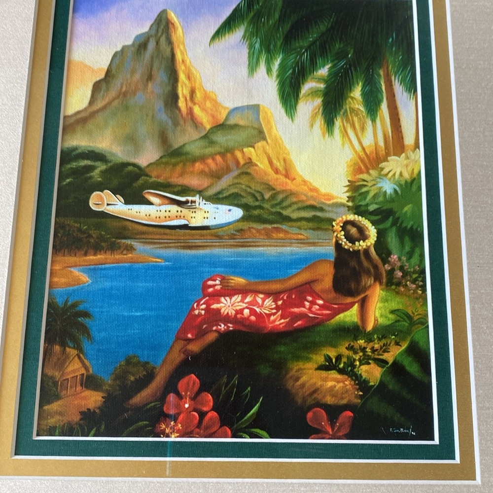 Framed Tropical Paradise Art - Picture 2 of 5